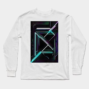 Neon light pattern Long Sleeve T-Shirt